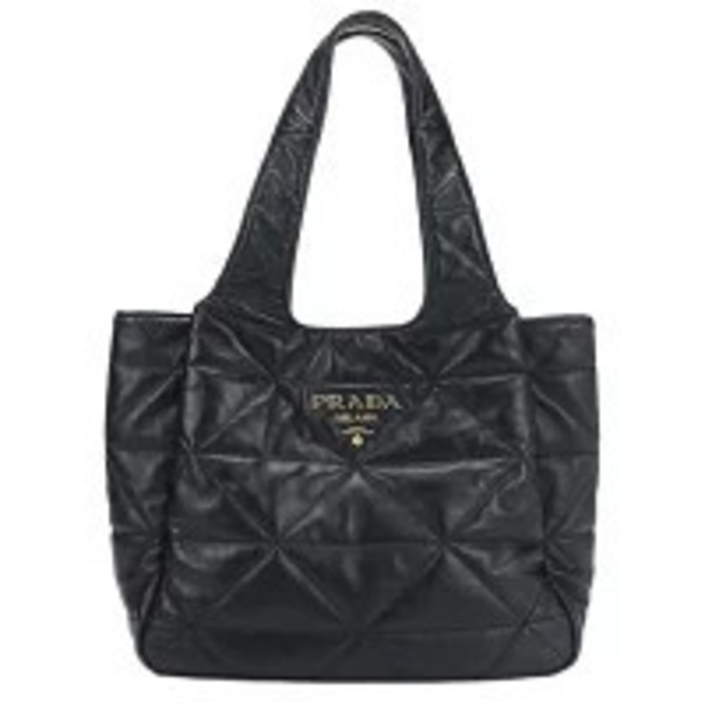 Prada Tote Tessuto Saffiano Bag Black Handbag